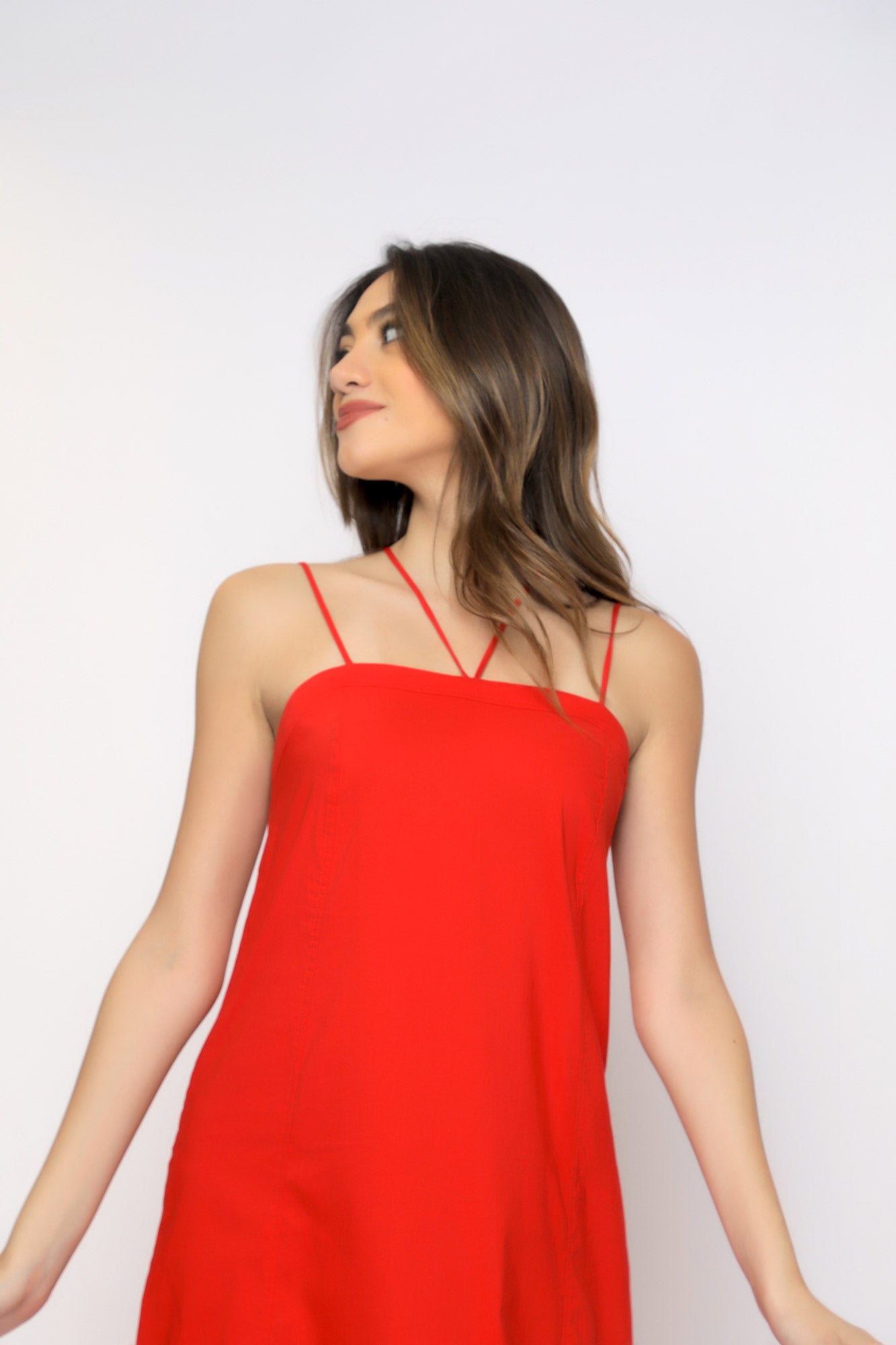 Sofia Maxi Dress - Red