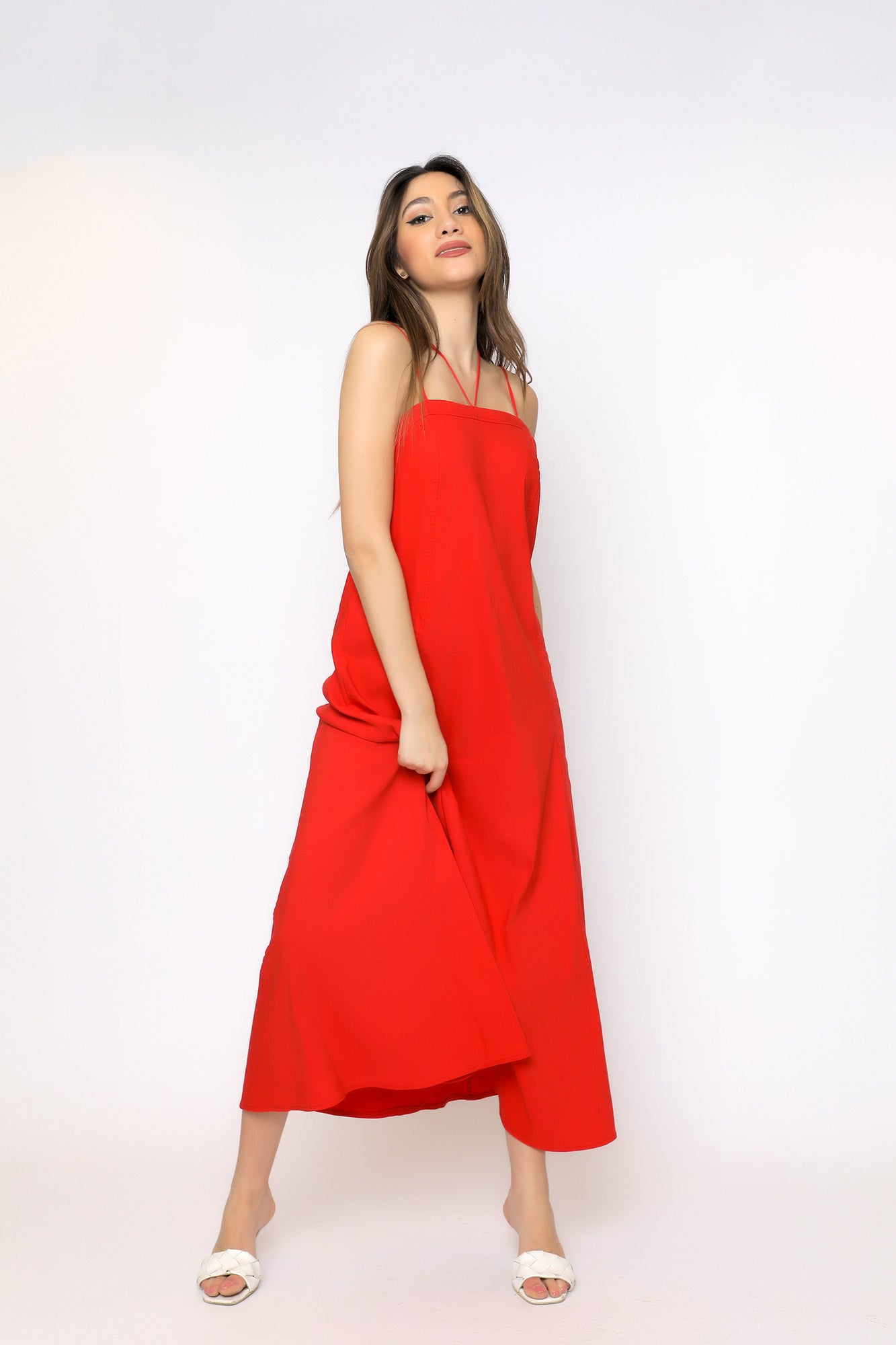 Sofia Maxi Dress - Red