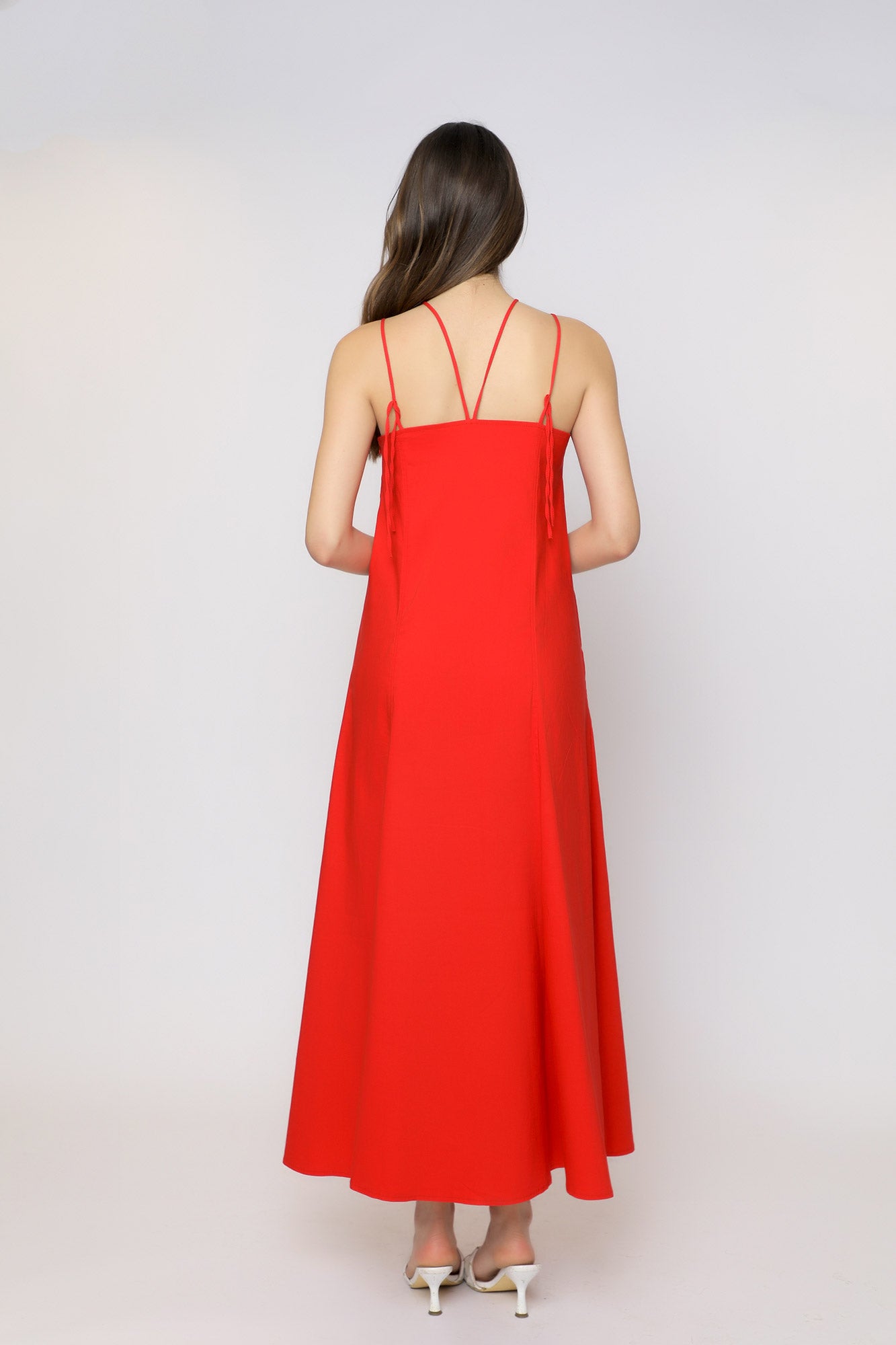 Sofia Maxi Dress - Red