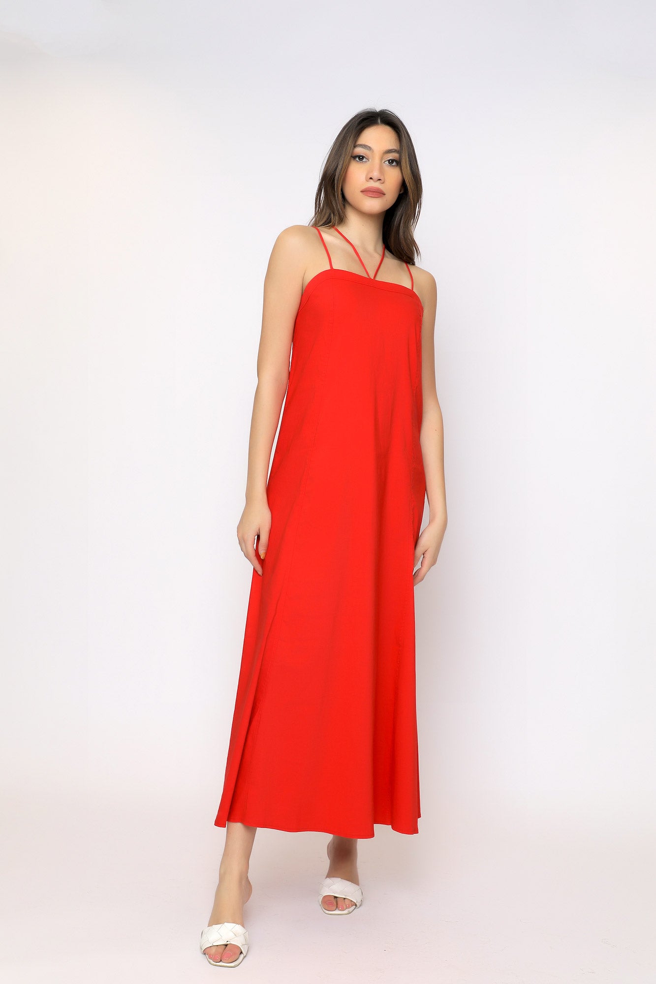 Sofia Maxi Dress - Red