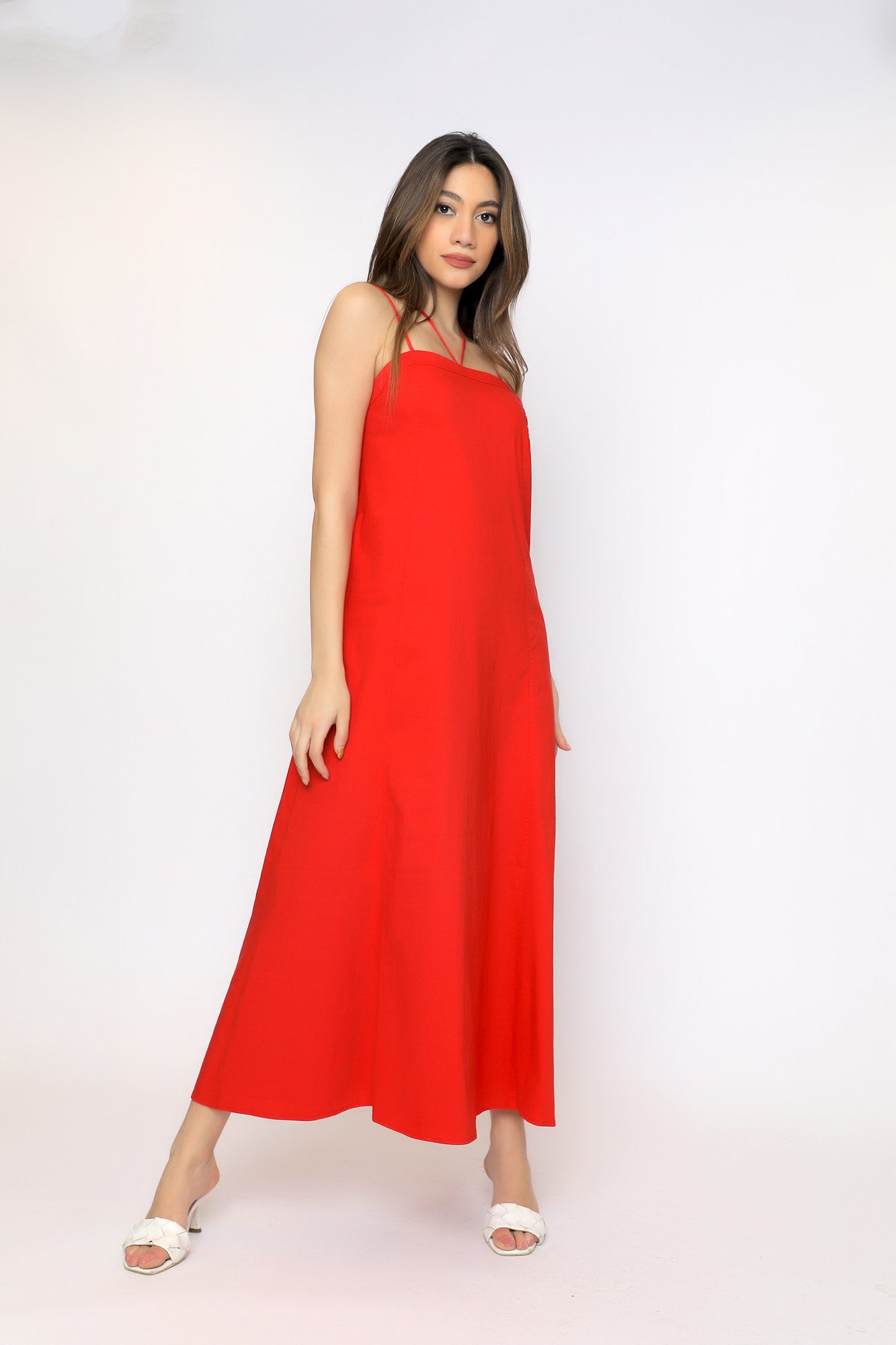 Sofia Maxi Dress - Red